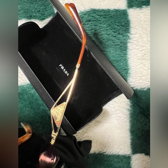 Gold Prada PR 59ZV eyeglasses sunglasses frames - Picture 5 of 7